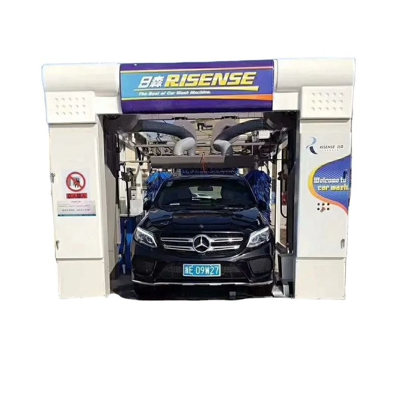 Drive-through Conveyor Belt American Tunnel Car Wash Machine for Continuous Cleaning in North/South America