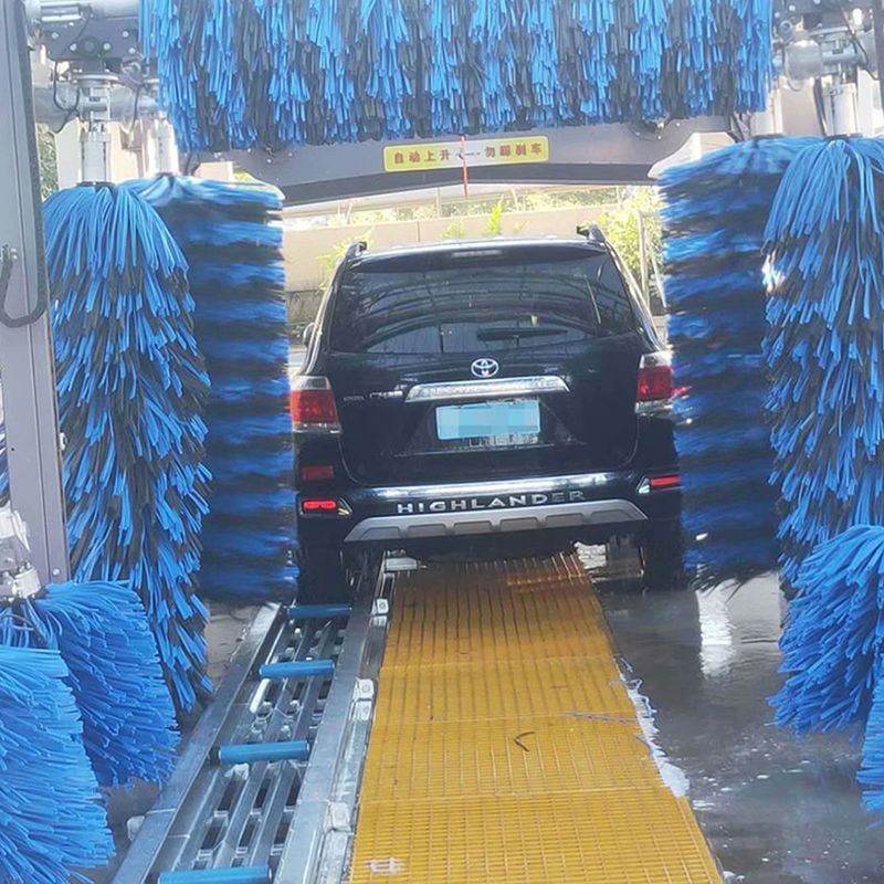 Drive-through Conveyor Belt American Tunnel Car Wash Machine for Continuous Cleaning in North/South America