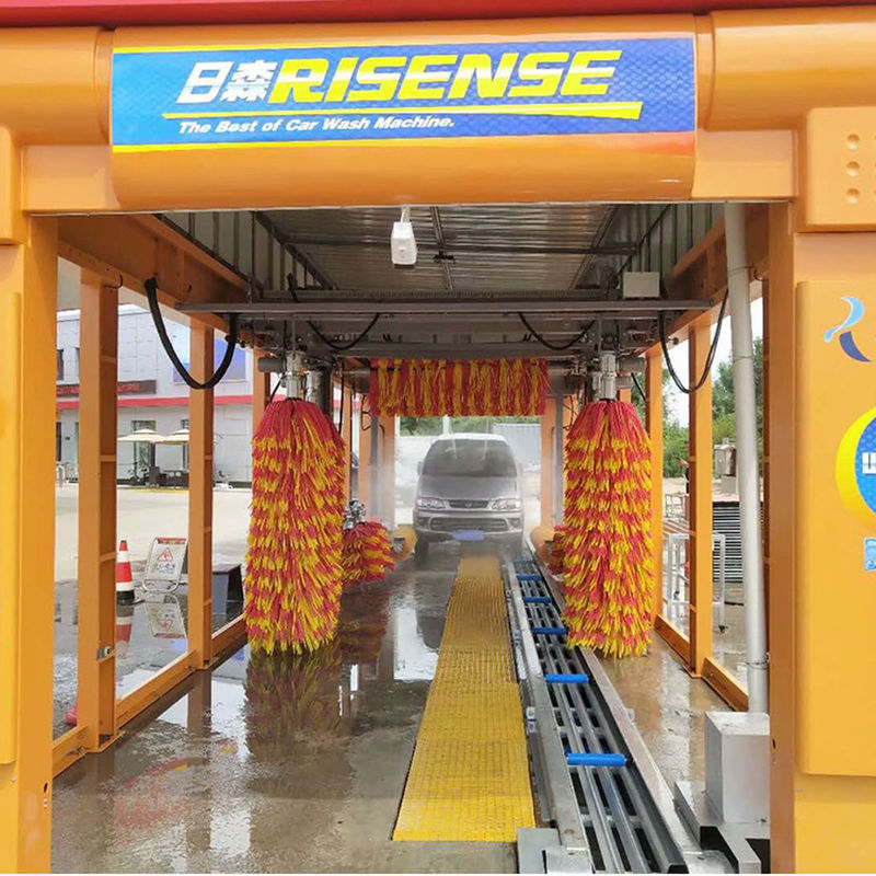 Automatic Express Tunnel Car Wash Machine for Gas Stations Customized Logo in Slovenia