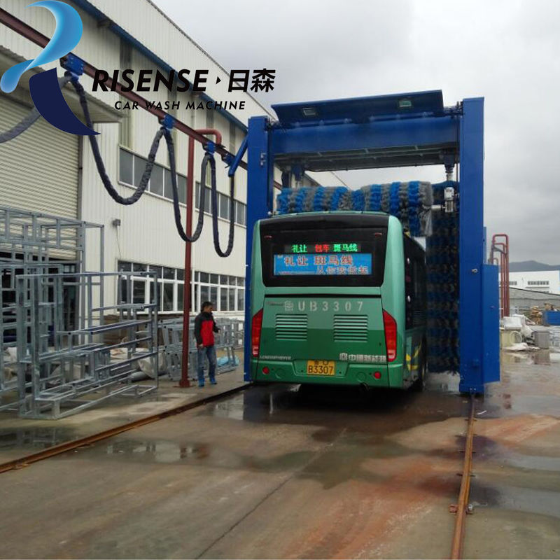 CB-730 Portal Foam Bus Or Truck Washing Plant With Air Dryer Brushes