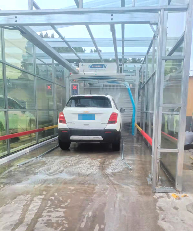 High Pressure Washing Made Easy Fully Automatic Single Arm 360 Degree Car Wash Machine