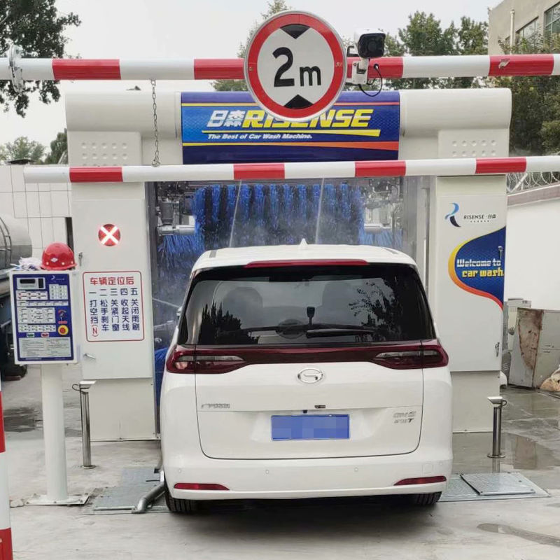 Powerful 1500W Automatic Tunnel Brush Car Washing Machine for Cars Jeeps and Coaches