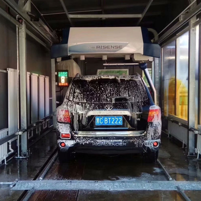 Risense 360 Magic Model Robot High Pressure Car Wash Machine 3670*1330*1300mm Dimensions