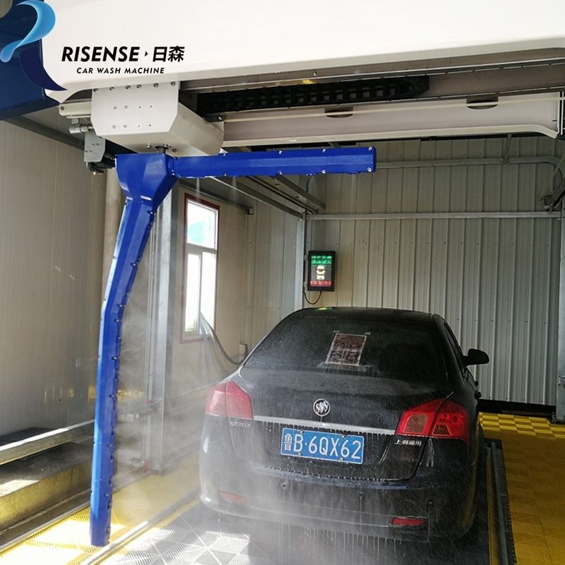 Hot dip galvanizing steel Risense smart model with 120 bar high pressure Robot touchless car wash machine