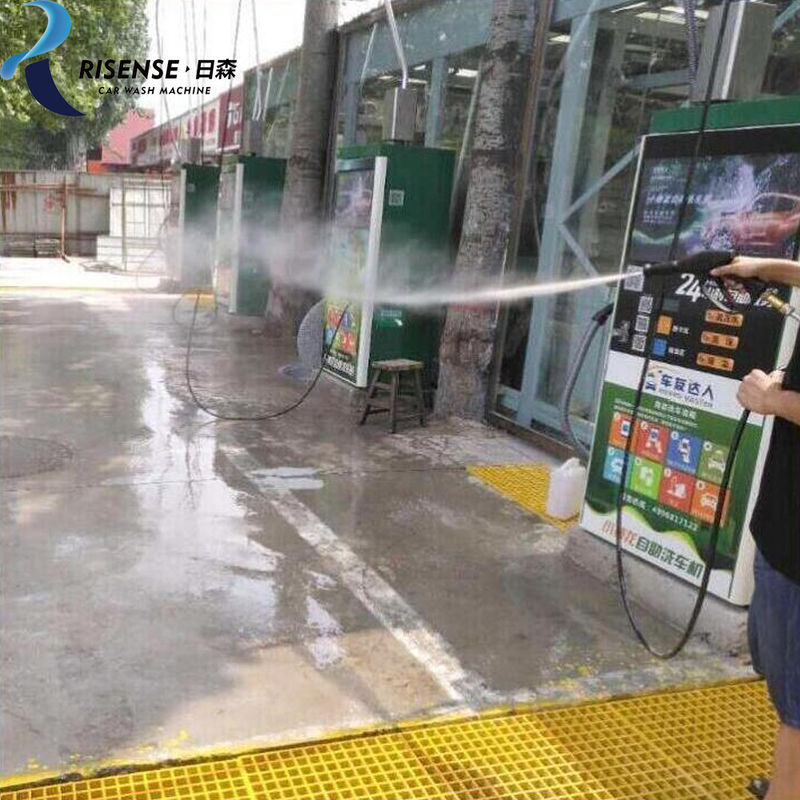 Coin Operated Car Wash Station Equipment With 5.5kw Total Power Two Phase Voltage