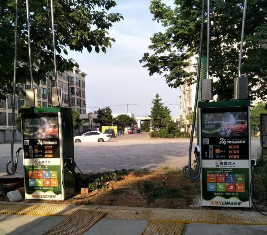800*580*1750mm Self Service Car Wash Machine With Shampoo Consumption Of 4ml/Min