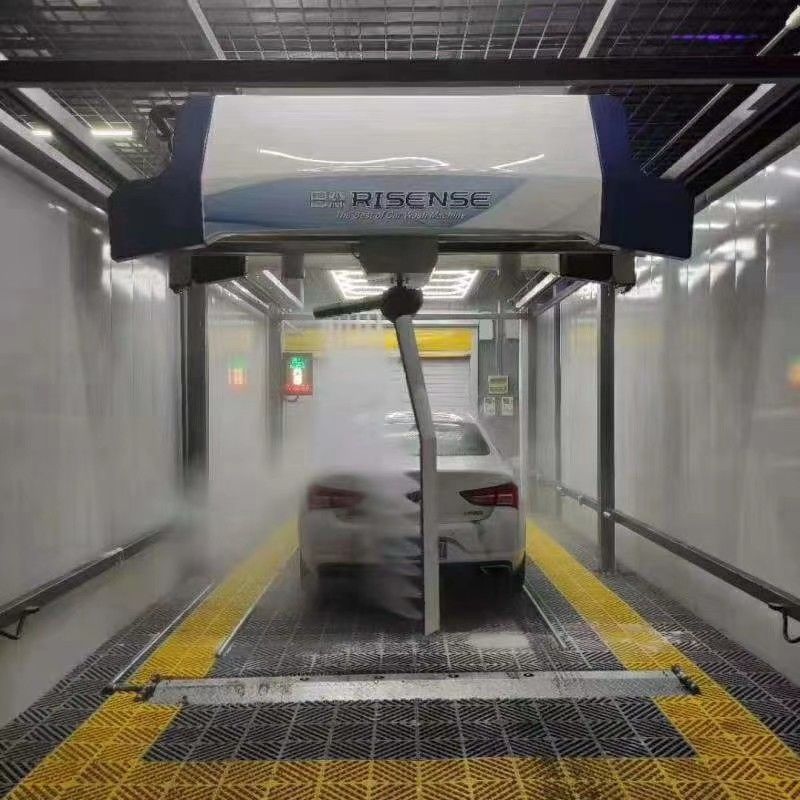 Hot-dip Galvanized Touchless Car Wash Machine with Built-in Quick Air Drying System