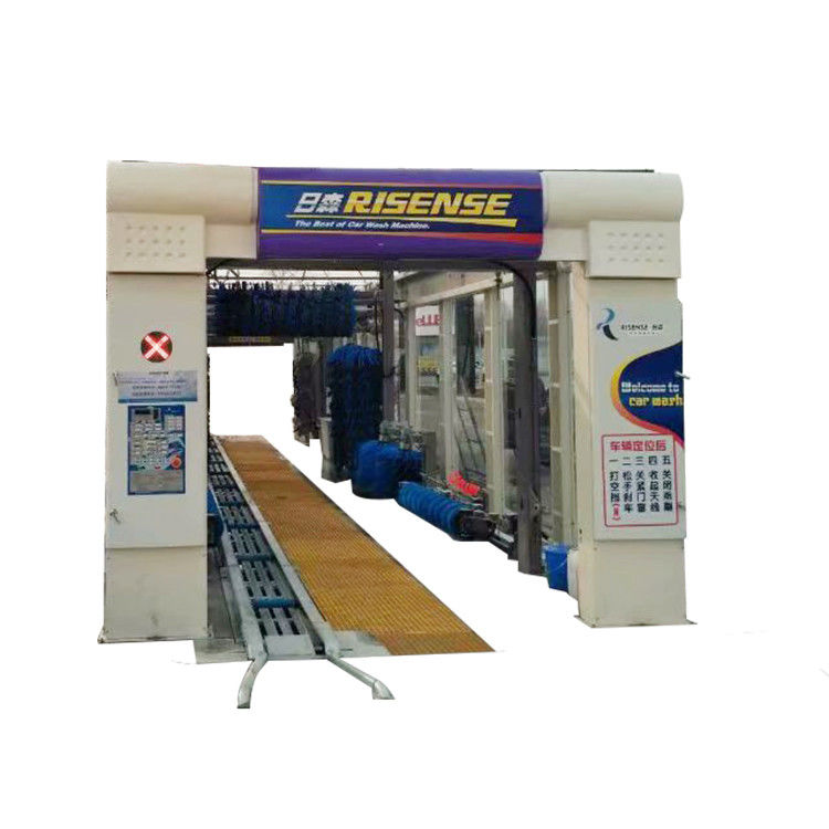 Efficiently Clean Your Car With 9 Brushes Auto Car Wash Tunnel And Air Dryer