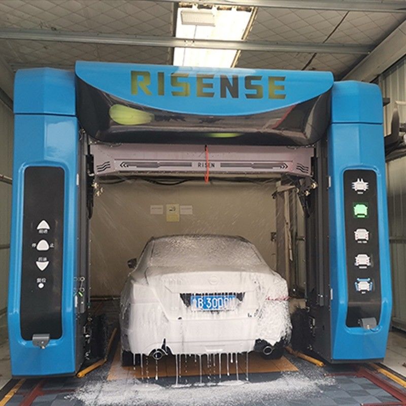 State-of-the-Art 360 No Touch Automatic Car Wash Machine by Risense Dryer System