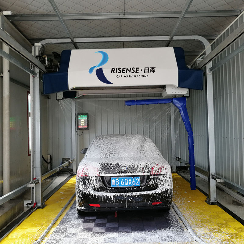 Max Pressure 23kw Automatic Touchless Car Wash Machine For Car Care Products